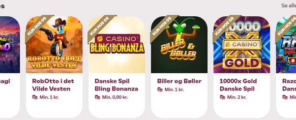 Danske Spil mobile app games