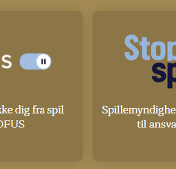 Danske Spil support panel